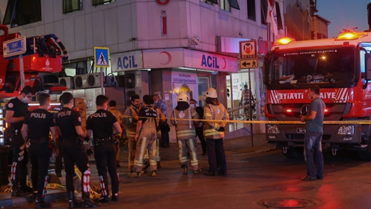 İstanbul'da hastanede yangın
