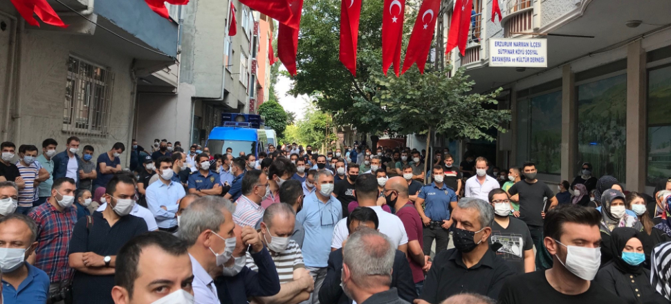 Bağcılar şehidini yalnız bırakmadı