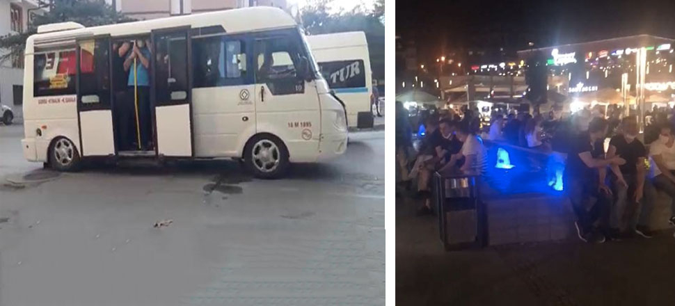 Bursa'da endişelendiren görüntüler