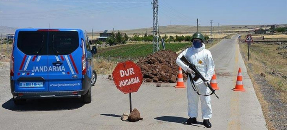 Şanlıurfa'da 102 ev karantinaya alındı