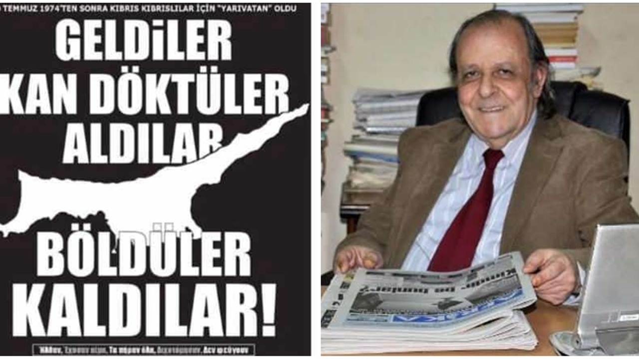 KKTC'deki gazeteden alçak manşet