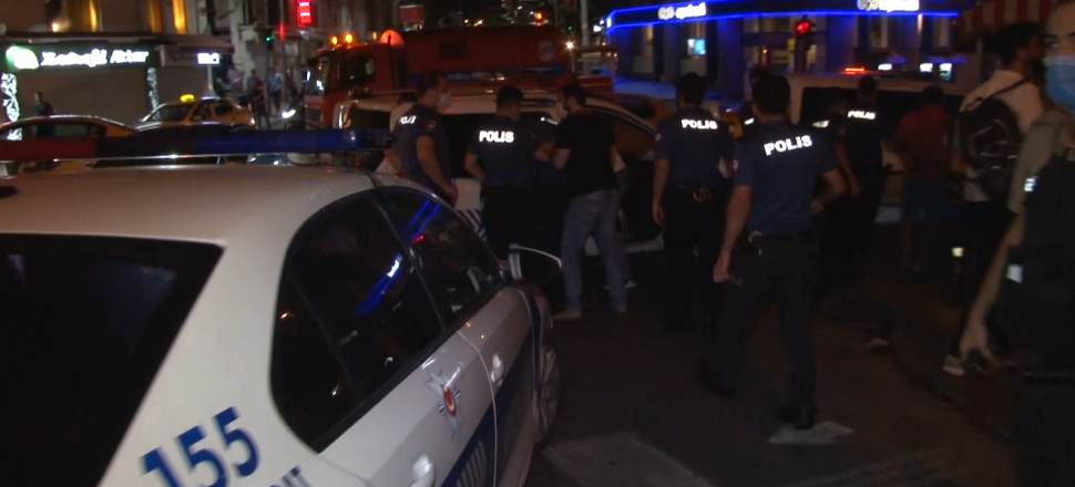 Şişli'de ortalığı birbirine katan magandalara polis 'dur' dedi