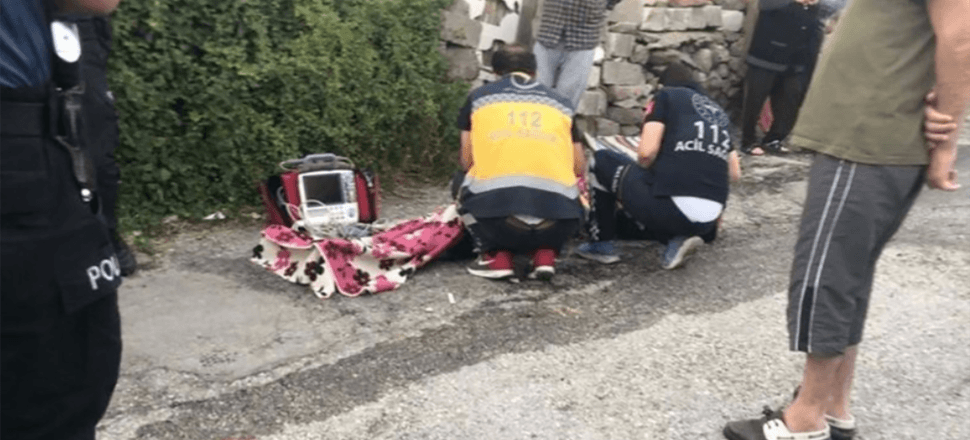 Komşuları dışarı çıkarmayı başardı! Maalesef kurtarılamadı...
