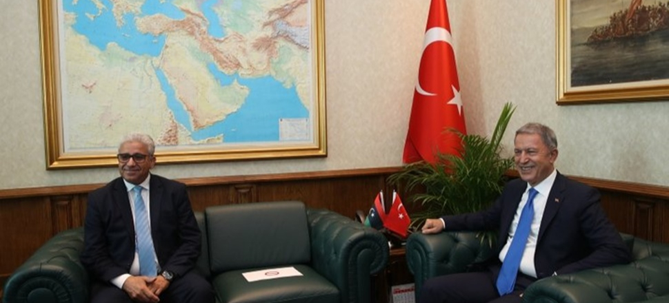 Akar ve Libya İçişleri Bakanı Başağa kritik görüşmede