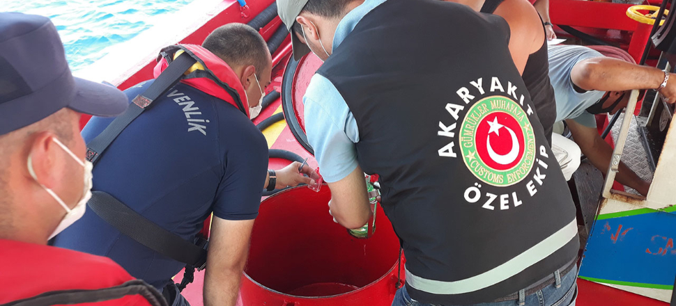 Bodrum'da 121 tonluk kaçak akaryakıt vurgunu