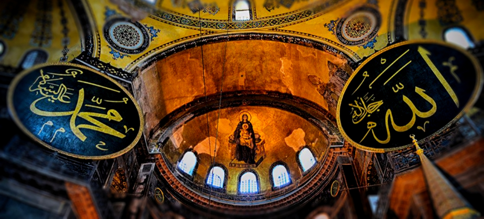 Ayasofya'daki freskler bir dakikada kapanacak