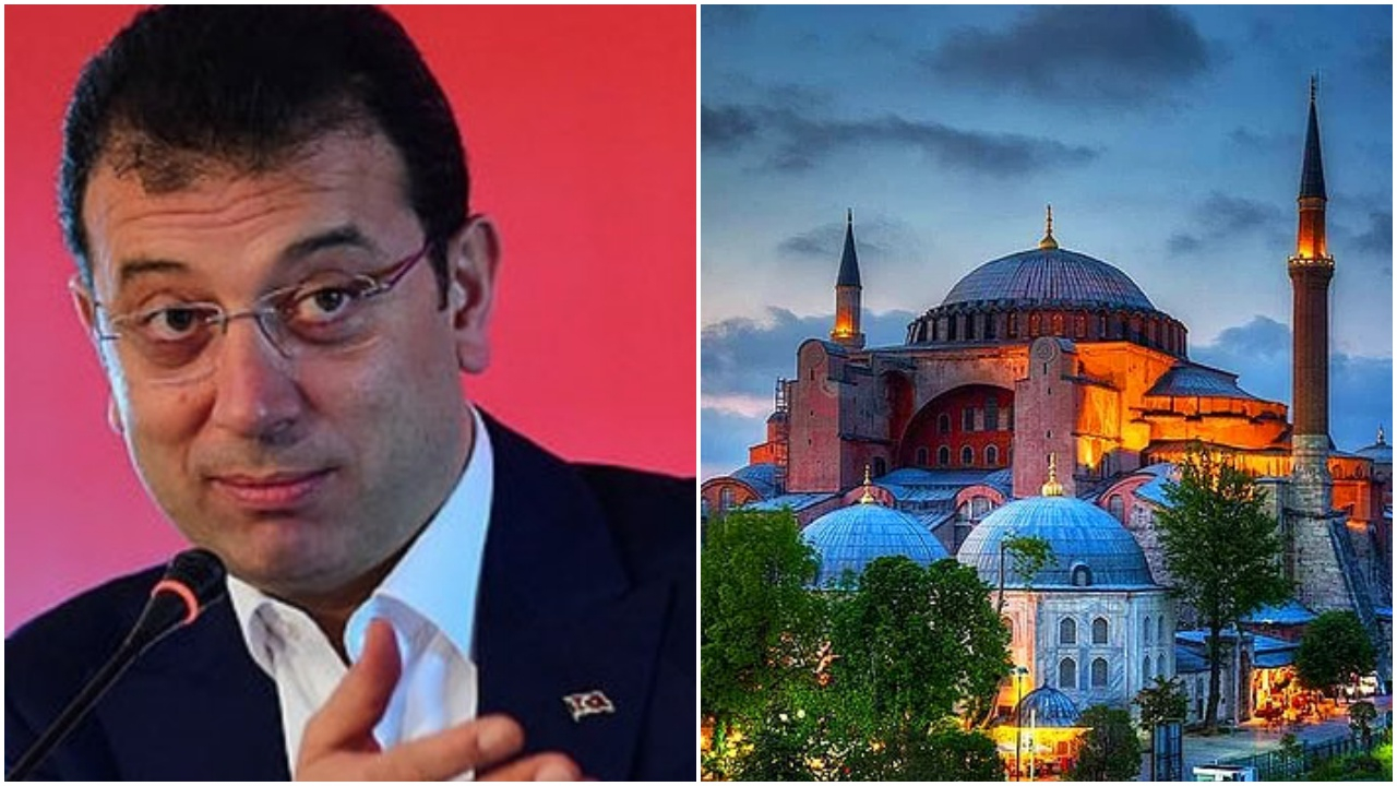 İmamoğlu'nun tercihi yine Ayasofya olmadı