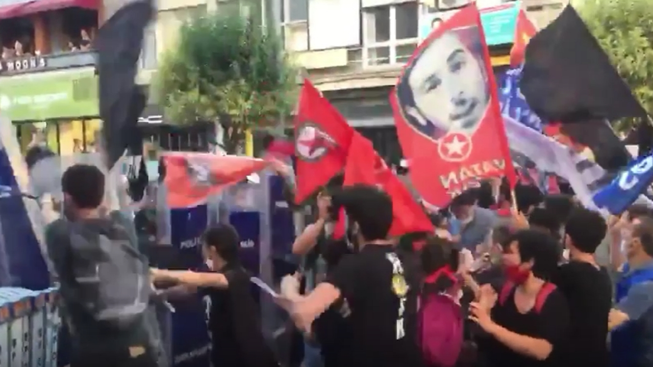 Suruç protestosunda Kadıköy karıştı