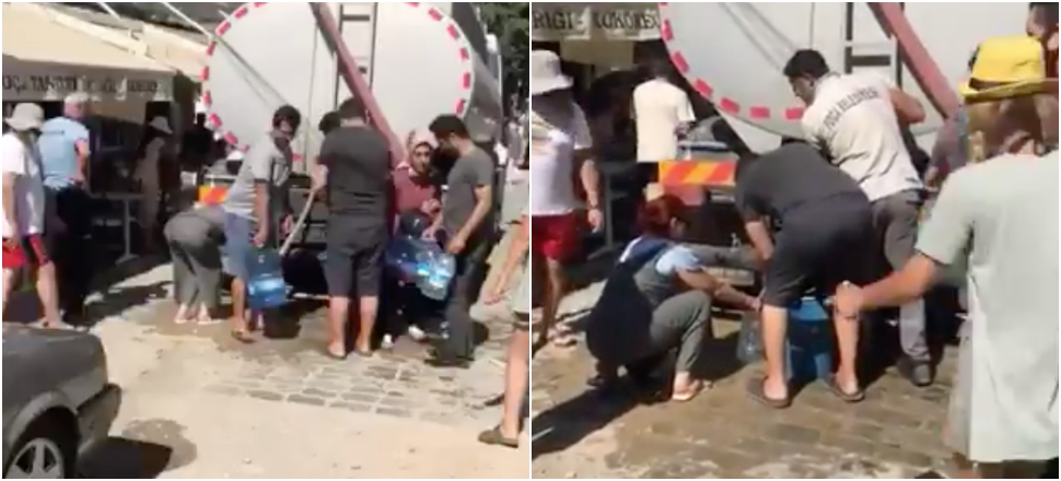 Yine CHP, yine su kuyruğu