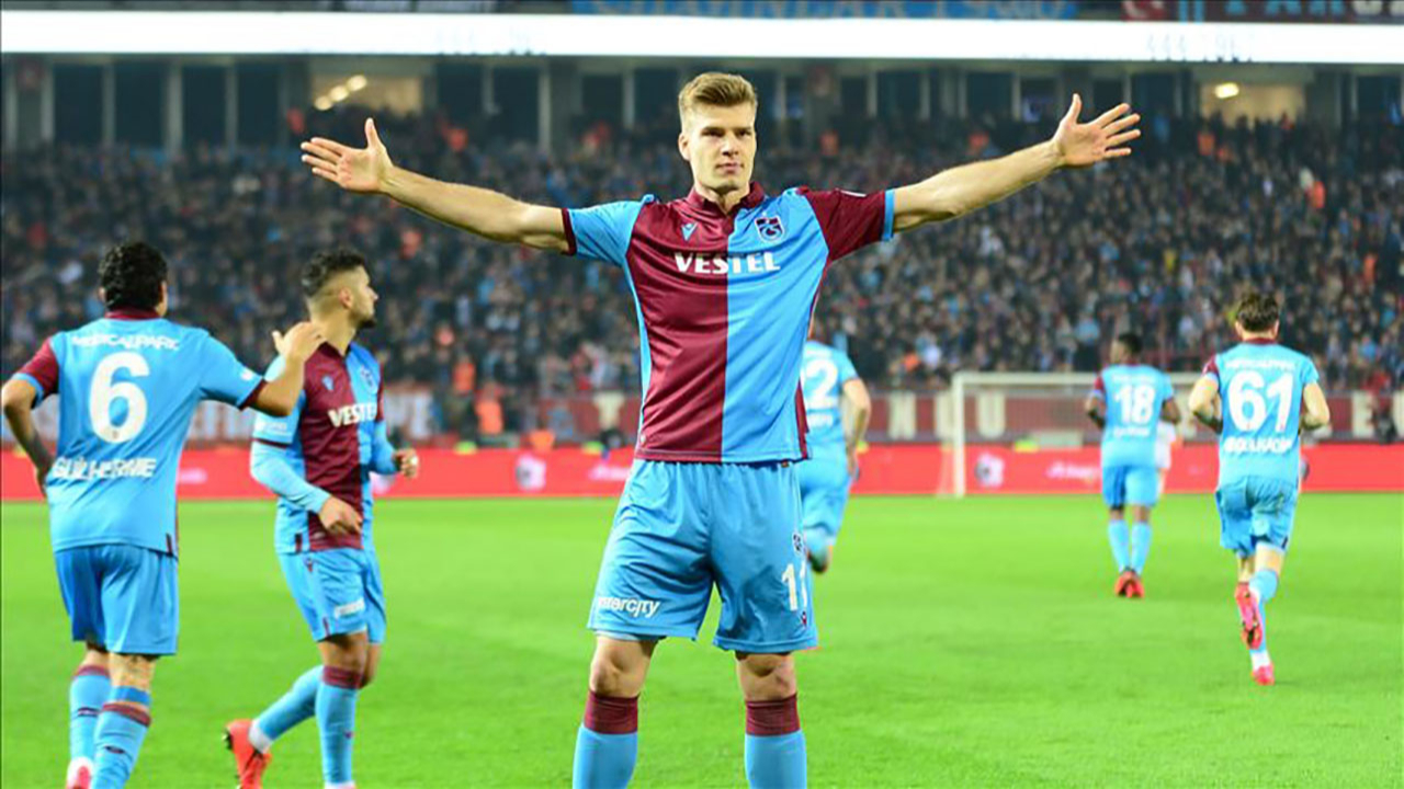 Trabzonspor'da Sörloth gol krallığı peşinde