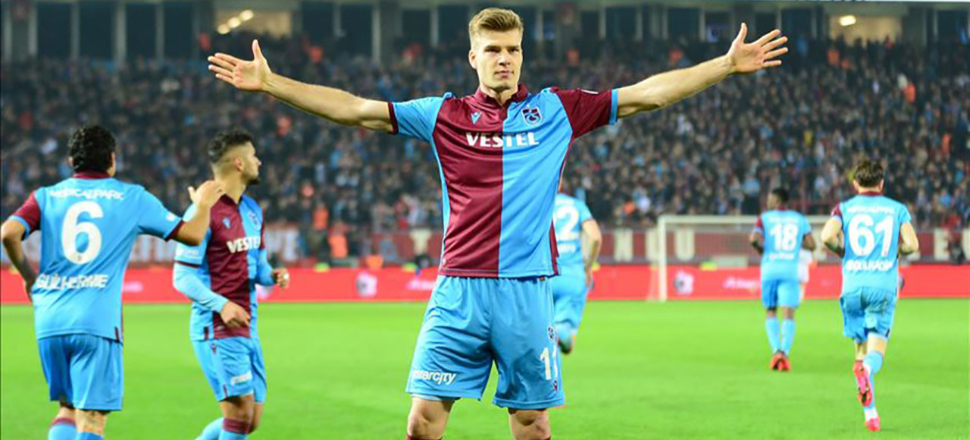 Trabzonspor'da Sörloth gol krallığı peşinde