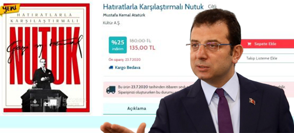 İBB'den 135 liraya Nutuk...