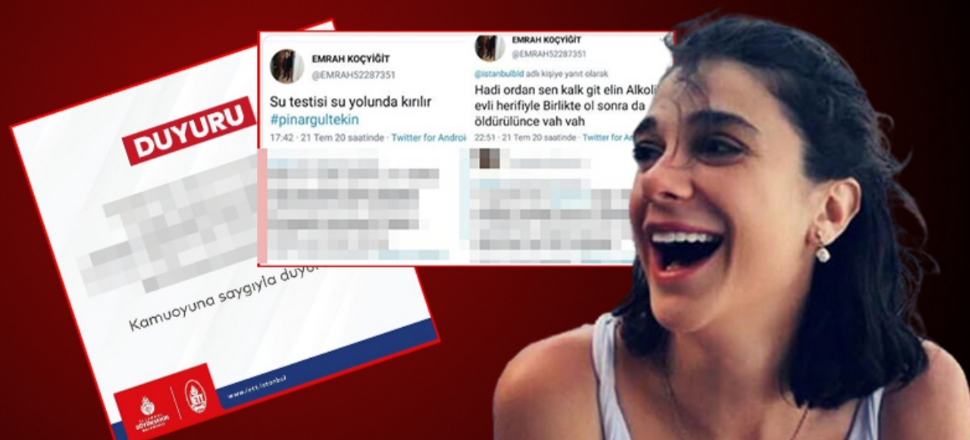 İETT'den flaş Pınar Gültekin kararı!
