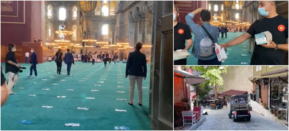 SuperHaber Ayasofya Camii'nde