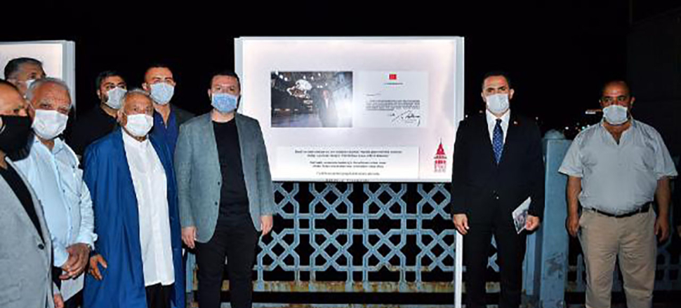 Ayasofya Camii'nin ruhu Galata Köprüsü'nden başladı