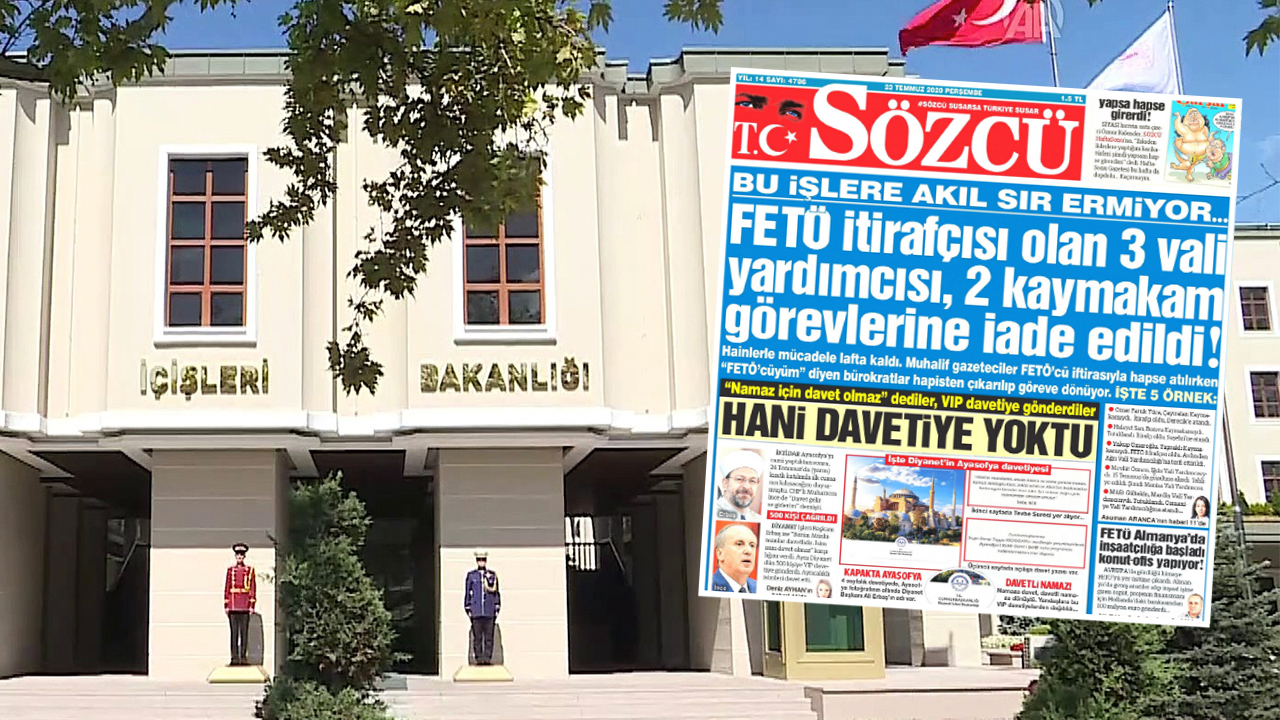 İçişleri'nden Sözcü'ye yalanlama