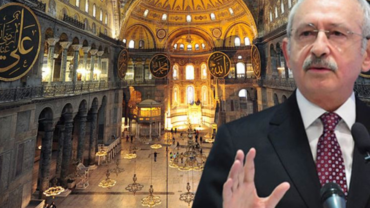 Ayasofya Camii'nde ilk namaz kılınmaya başlandığı sırada Kemal Kılıçdaroğlu Lozan tweeti attı