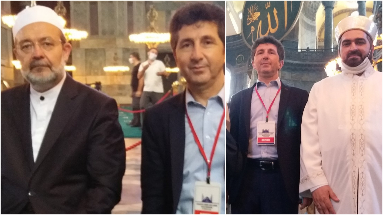 Prof. Dr. Ali Köse de tarihi namazda