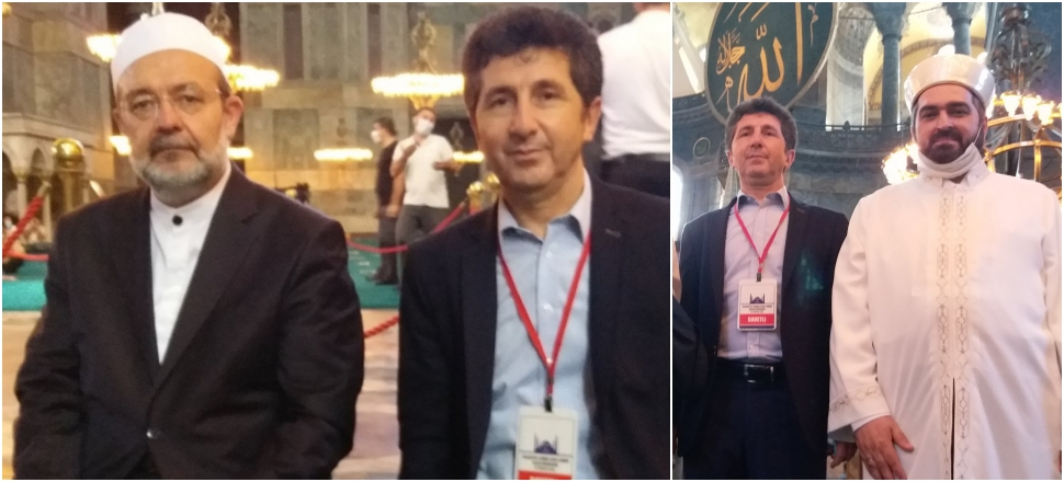 Prof. Dr. Ali Köse de tarihi namazda