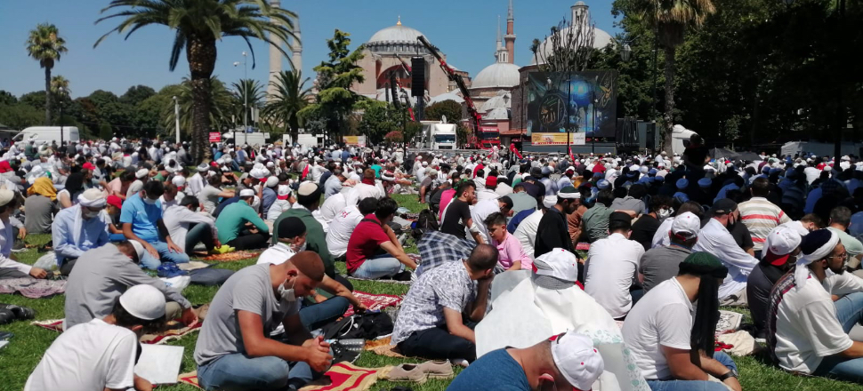 İŞTE AYASOFYA’DA YAŞANANLAR!