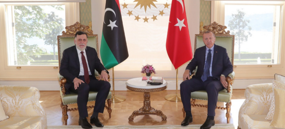 Erdoğan, Sarraj'ı kabul etti