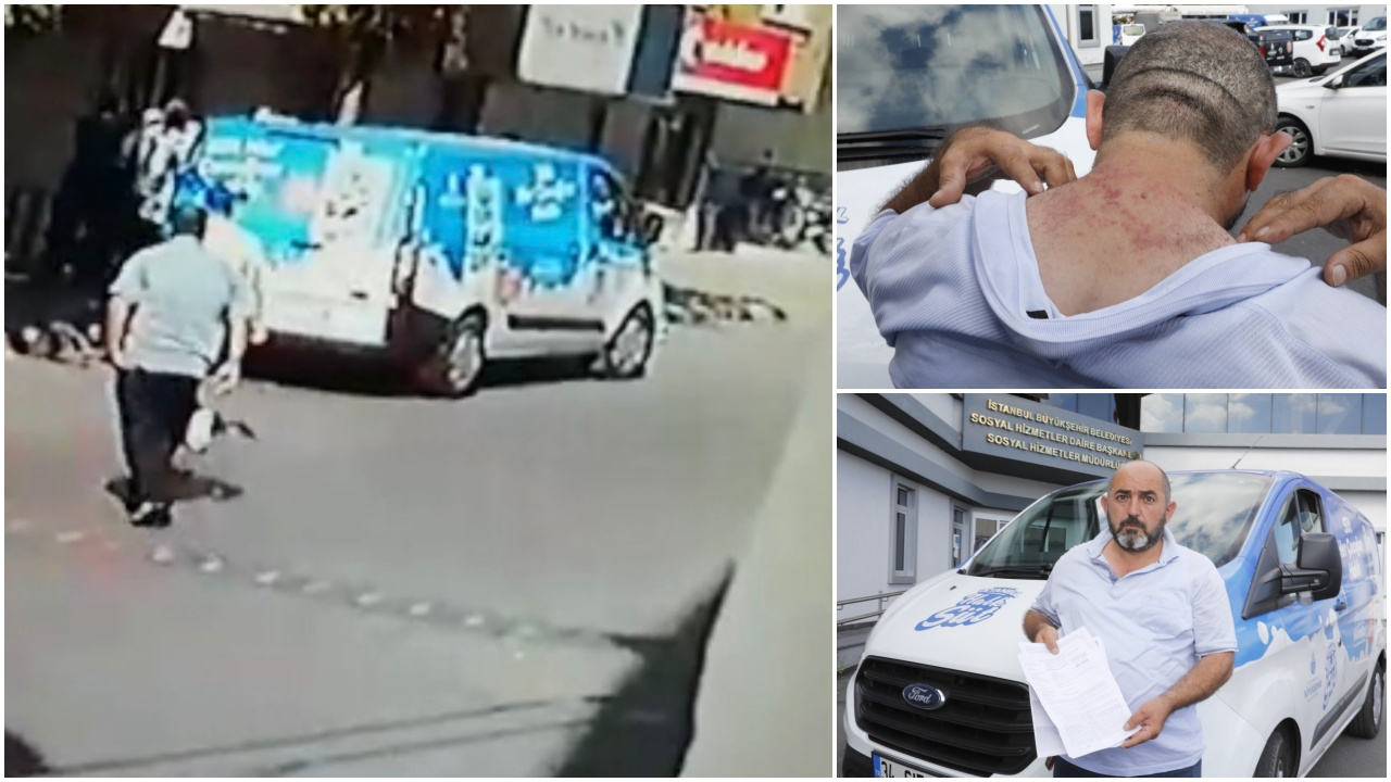 İBB'nin süt dağıtan ekibine saldırı