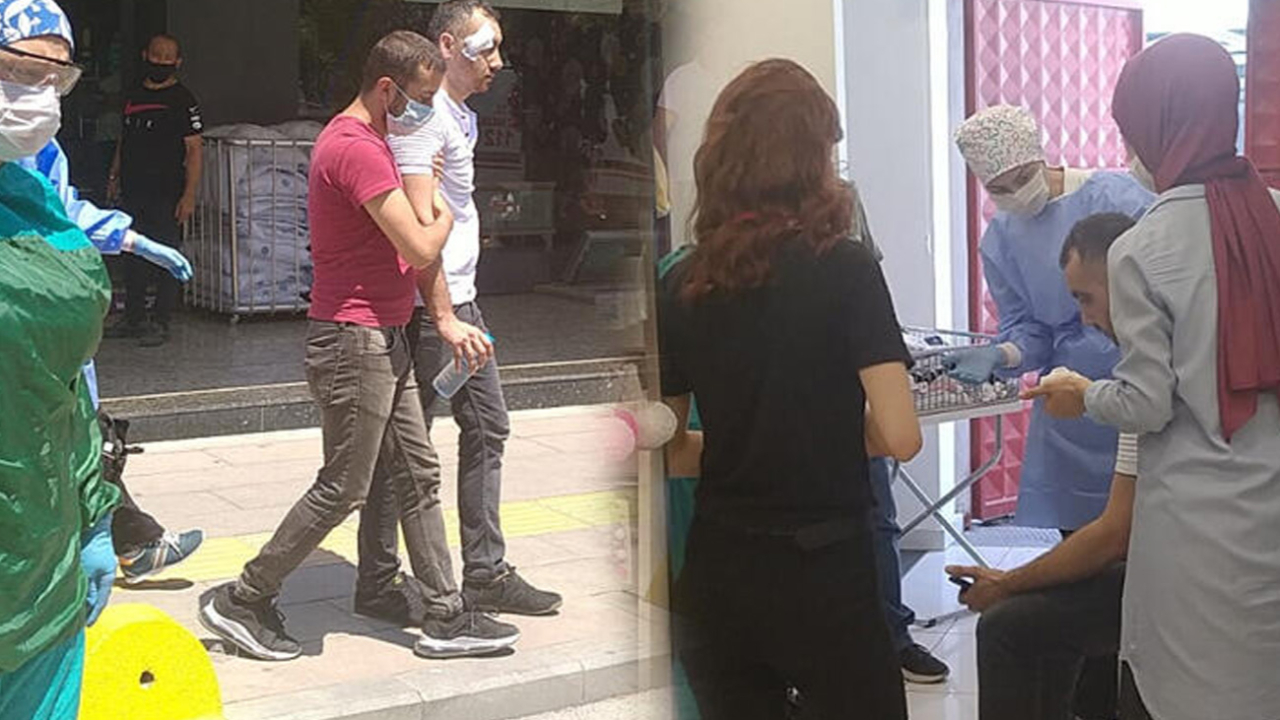Kocaeli'de maske takmasını isteyen mağaza müdürünü dövdü