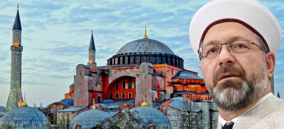 Ali Erbaş'tan dini liderlere 'Ayasofya' mektubu
