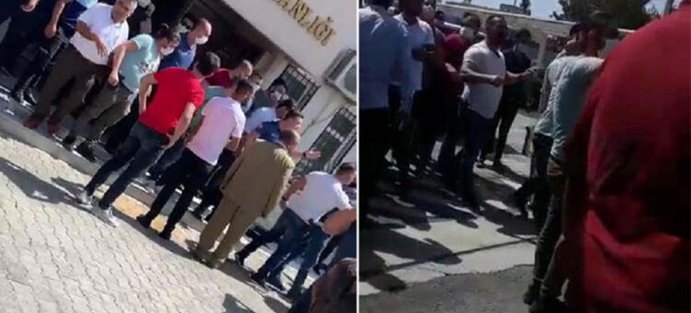 Belediye Başkanı'nın makamında gerginlik