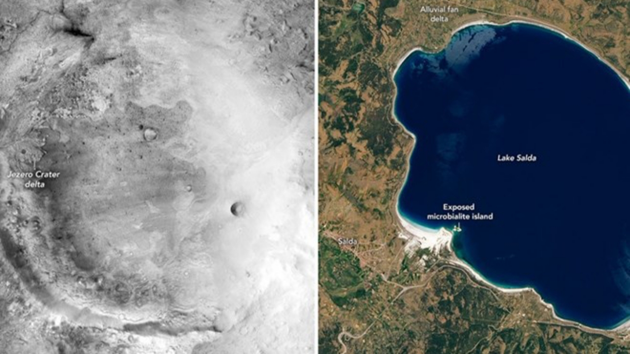NASA'dan Salda Gölü paylaşımı