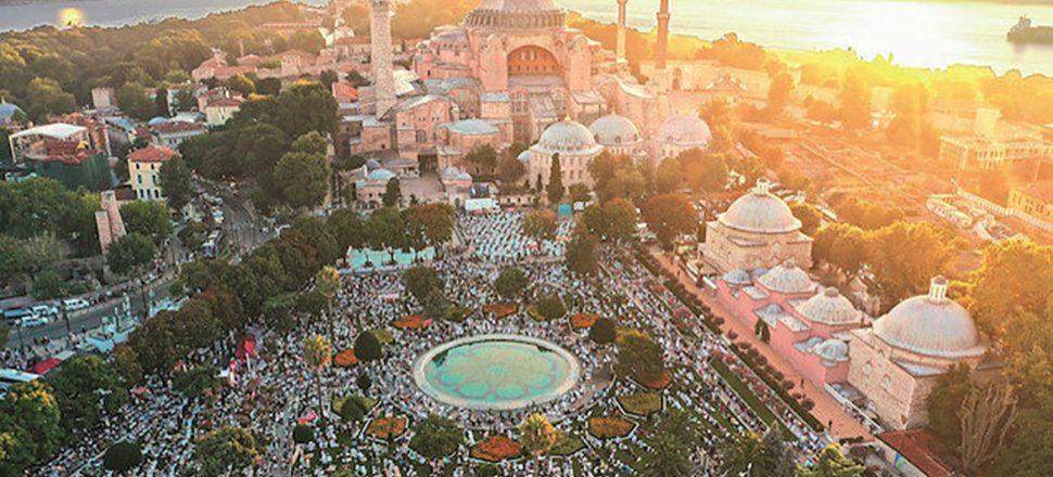 Müslümanların ortak coşkusu Ayasofya