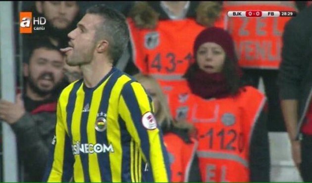 Van Persie’'nin dili Beşiktaş taraftarını çıldırttı