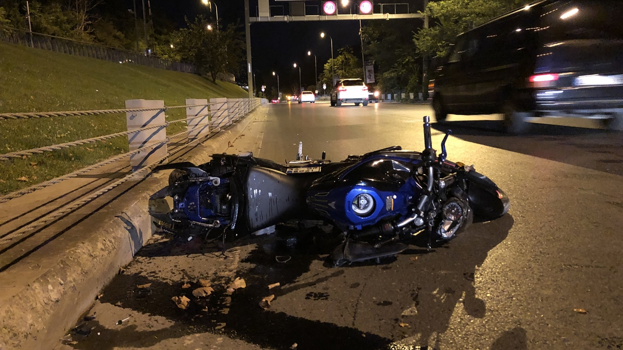Sarıyer'de motosiklet kazası: 2 ölü