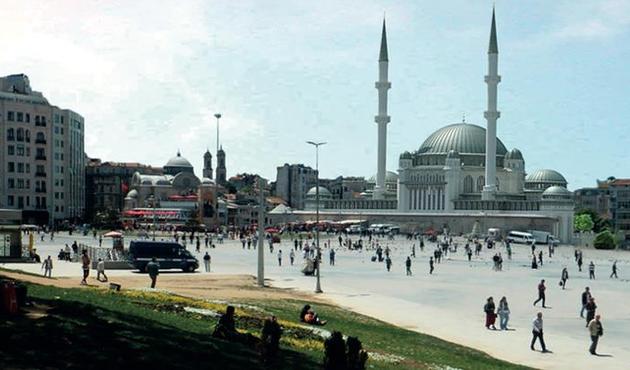 İşte Taksim'e yapılacak cami!