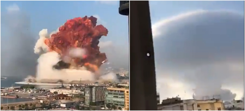 Atom bombası gibi! Şok görüntüler....