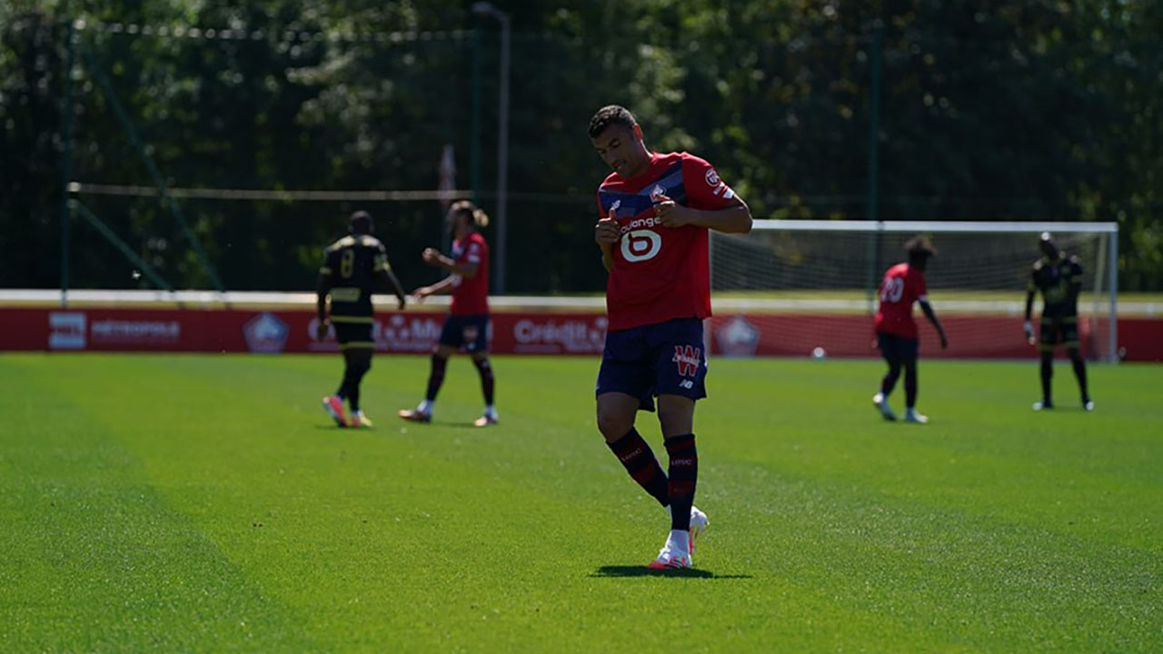 Burak Yılmaz Lille'de ilk maçına çıktı