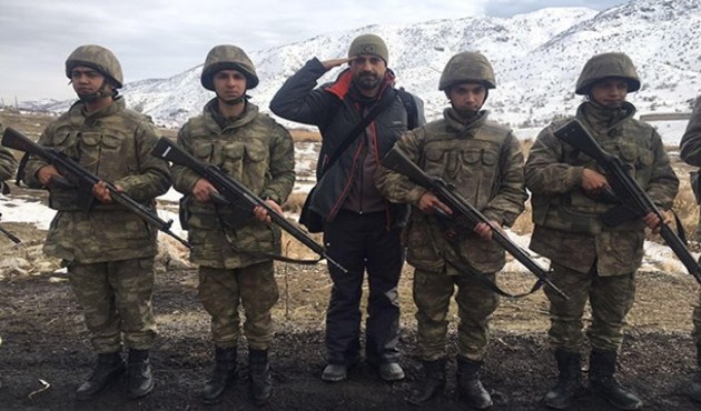 Erhan Çelik Kurt Dağı sınırında haber nöbeti tuttu!