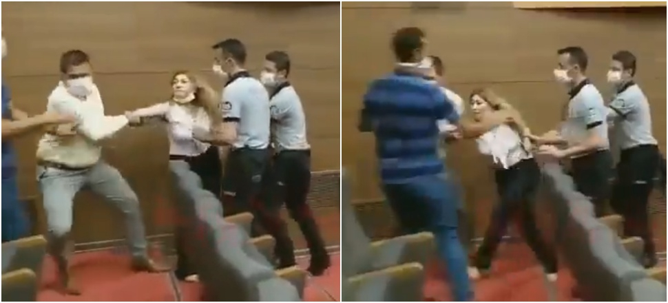 CHP'li başkandan kadın gazeteciye şiddet