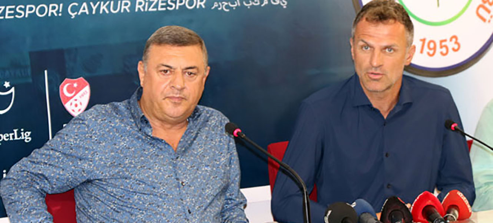 Çaykur Rizespor'da Stjepan Tomas dönemi resmen başladı
