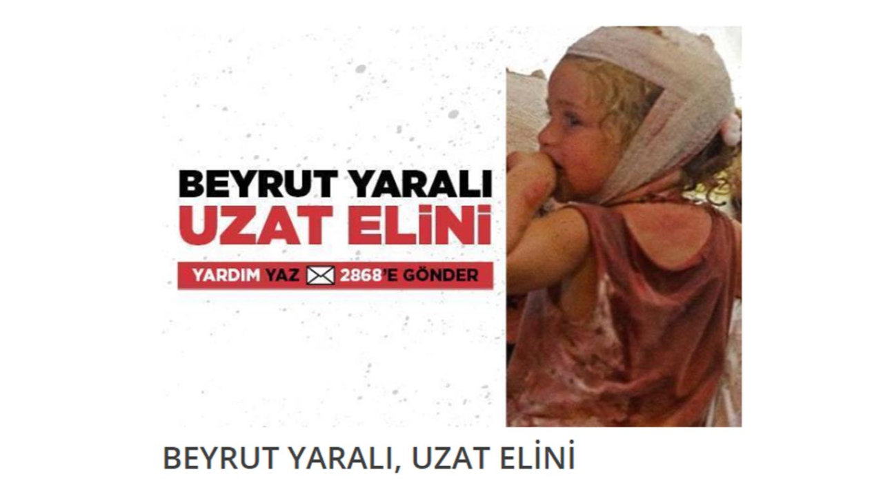 Kızılay Lübnan için yardım kampanyası başlattı
