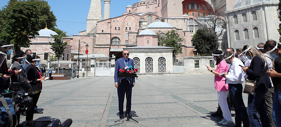 Ayasofya ile bir kez daha güçlü mesaj verdi