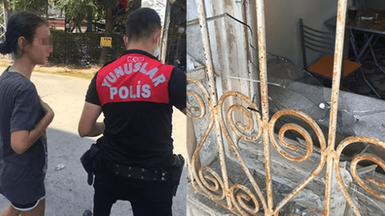 Karısının boğazına bıçak dayadı ama...