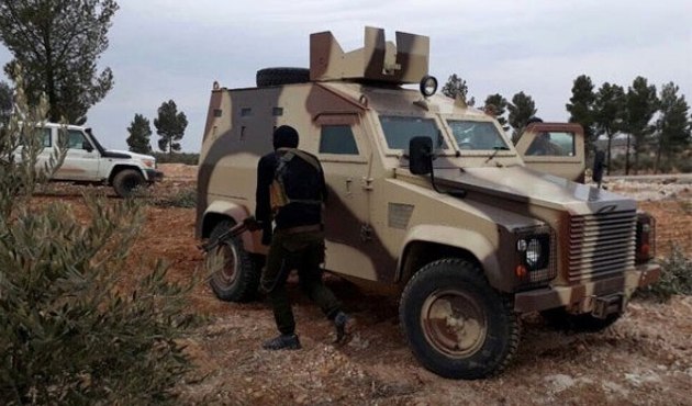 El Bab'da sıcak çatışma anları!