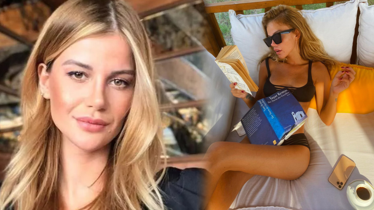 Aslı Turanlı tatilde 2 kitabı birden bitirdi!