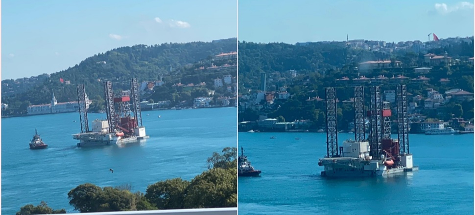 Dev platform Boğaz'da