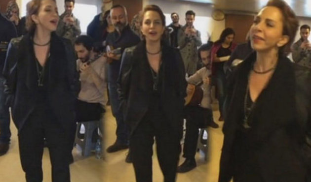 Sertab Erener'in vapur performansı proje çıktı!