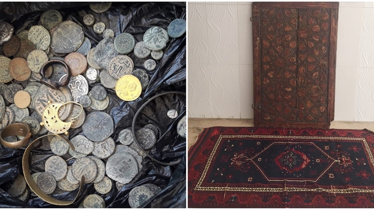70 bin parça tarihi eser yakalandı