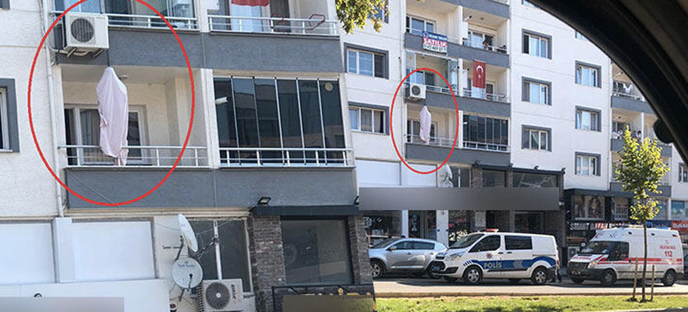 Evinin balkonunda asılı halde ölü bulundu!