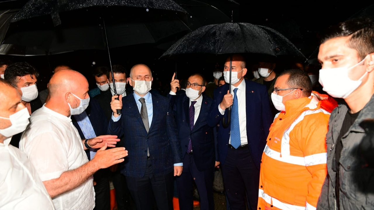 3 bakan bölgede incelemelerde bulundu