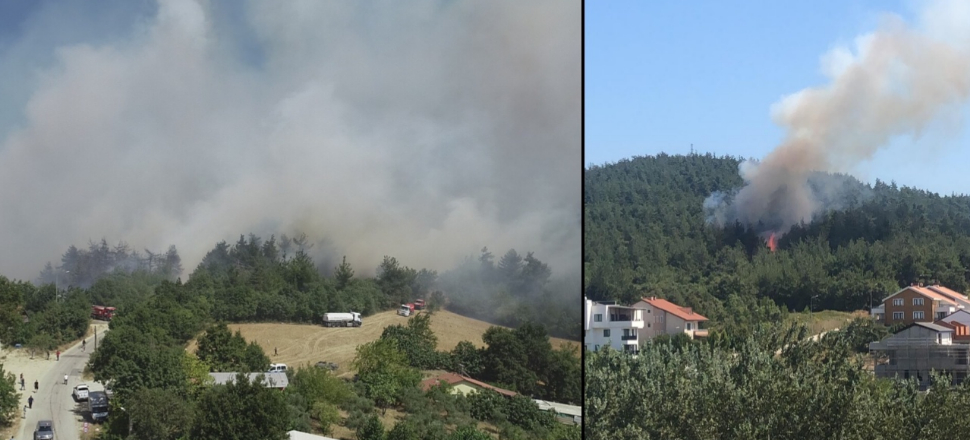 Alevler villalara sıçradı